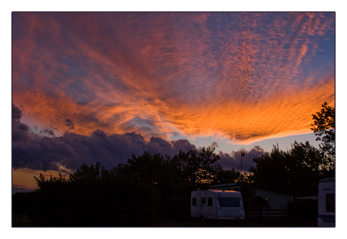 wunderbarer Sonnenuntergang