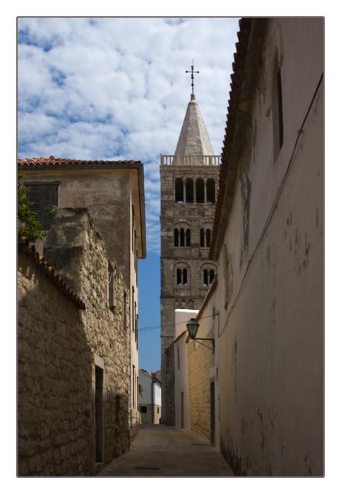 Glockenturm Marienkirche, Rab, Kroatien