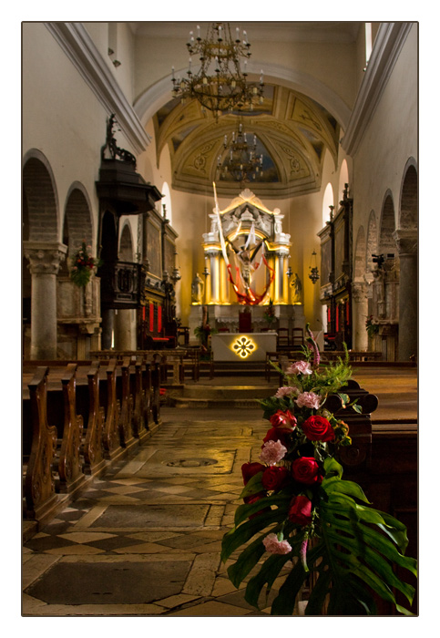 Die Kathedrale Krk (Kirche der Mariä Himmelfahrt), Kroatien