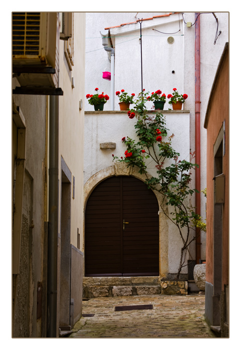 Gasse in Krk, Insel Krk, Kroatien