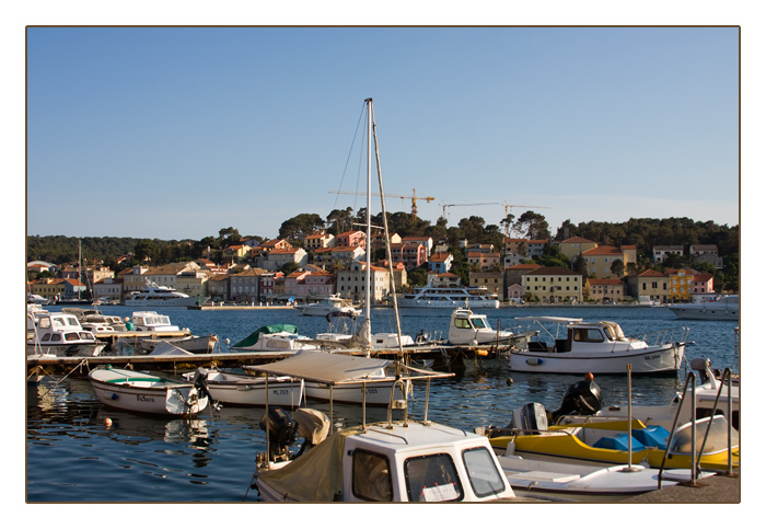 wunderbarer Ausblick auf den Hafen von Mali-Lošinj