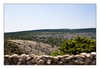 teilweise Landschaft auf der Insel Cres, Kroatien