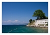 Badebucht und alte Stadtmauer von Osor, am Kanal zwischen der Insel Cres und Lošinj (Losinj), Kroatien