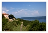 vom Festland aus ein Blick zurück auf die Insel Cres, Istrien, Kroatien