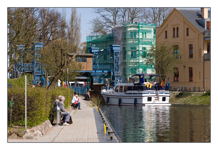 Hubbrücke an der Müritz-Elde-Wasserstrasse, Plau am See