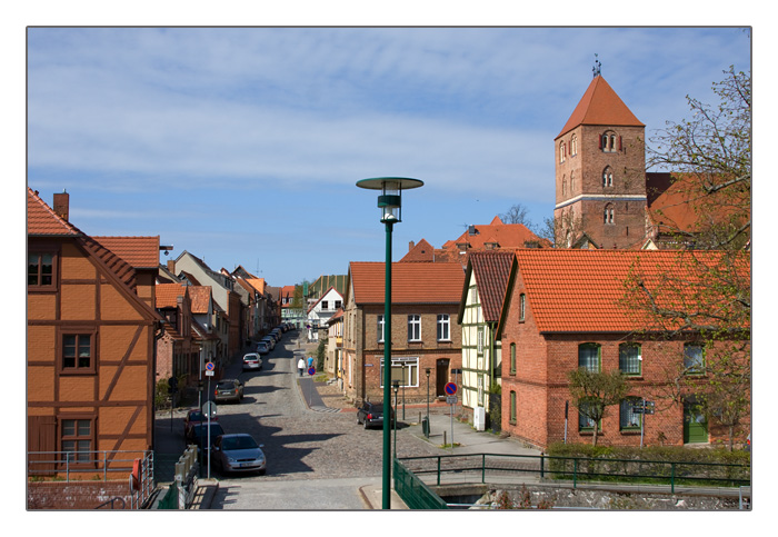 Blick in die Mühlenstraße, Plau am See