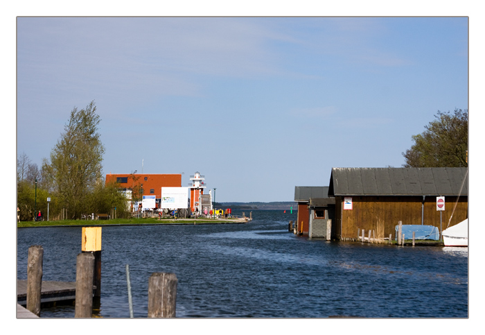 Hafenausfahrt in den Plauer See