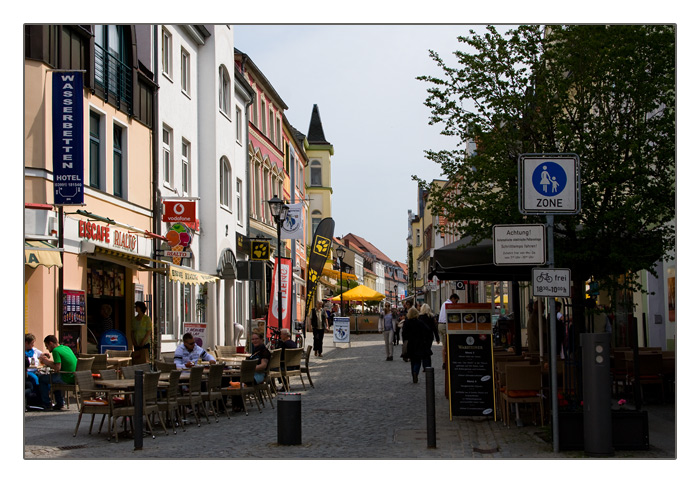 Lange Str. in Waren an der Müritz