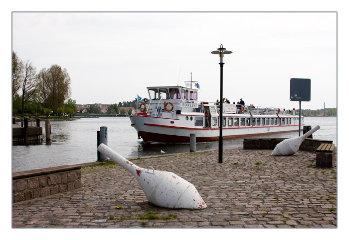 Schiffahrt in Waren an der Müritz