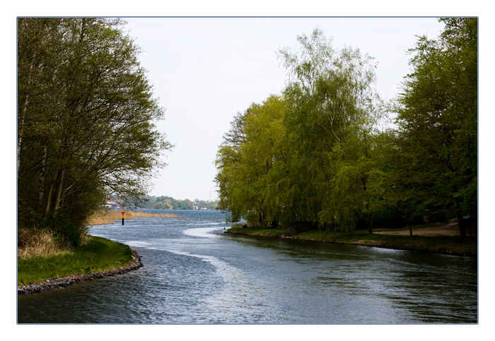 Kanaleinfahrt in Richtung Eldenburg, Kölpinsee