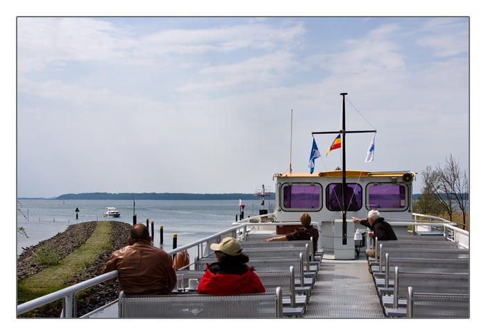 Einfahrt in den Kölpinsee-Müritz-Passage