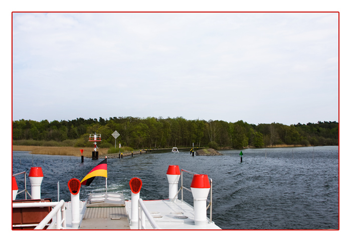 Einfahrt in den Kölpinsee-Müritz-Passage