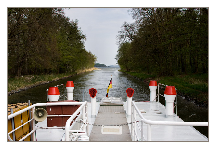 Einfahrt in den Kölpinsee-Müritz-Passage