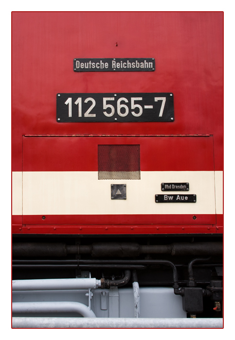 Streckendiesellokomotive 112 565-7 Bahnhof Putbus