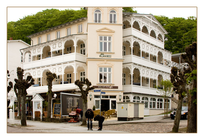 wunderbare Häuser in der Wilhelmstraße Sellin