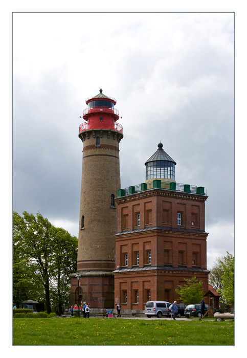 Neuer Leuchtturm und Schinkel Leuchtfeuer, Kap Arkona, Insel Rügen