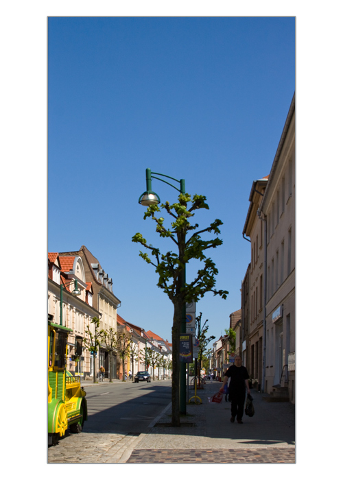 Blick in die Strelitzer Straße, Neustrelitz