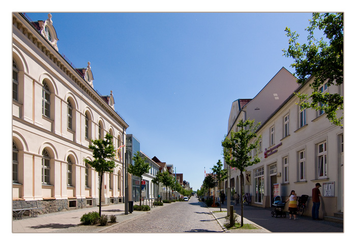 Blick in die Strelitzer Straße, Neustrelitz