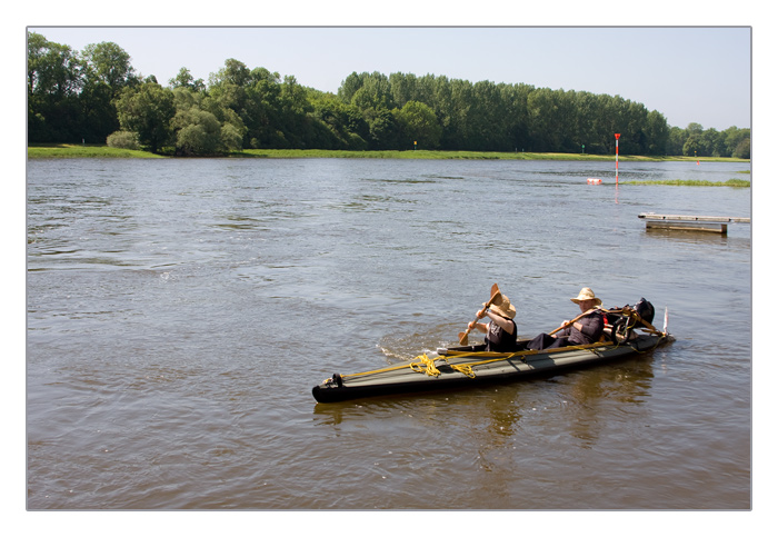 Kanuten wollen von Coswig/Anhalt bis Hamburg auf der Elbe fahren