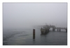 Seebrücke Göhren im Nebel, Insel Rügen