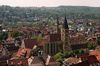 Blick von der Burg auf Esslingen mit der Stadtkirche St. Dionys