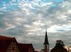 Blick auf die Kirche von Ohmden