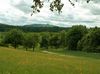 Blick auf die schwäbische Alb und Teck