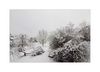 Fensterausblick im Winter