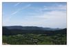 Blick vom Hohenneuffen (schwäbische Alb) auf Neuffen