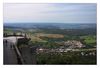 Blick vom Hohenneuffen (schwäbische Alb) auf Neuffen