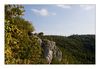 Blick von der Ruine Reussenstein auf der schwäbischen Alb