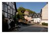 Rathausplatz mit Blick auf den "Schinderhannesturm" in Herrstein