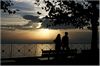 Sonnenuntergang, Bodensee