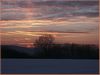 Sonnenuntergang auf der Schw&auml;bischen Alb