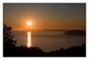 Sonnenuntergang an der Cote d'Azur (Frankreich)