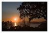Sonnenuntergang an der Cote d'Azur (Frankreich)
