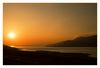 Sonnenuntergang in Kroatien w&auml;hrend der Fahrt