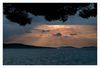 Sonnenuntergang am Strand von Zablace/Sibenik (Kroatien/Dalmatien)