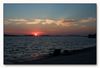 Sonnenuntergang am Strand von Zablace/Sibenik (Kroatien/Dalmatien)