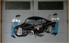 Garagentor einer Autowerkstatt 