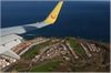 Lande- Anflug auf Teneriffa-S&uuml;d