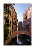 Kanal mit Brückchen in Venedig