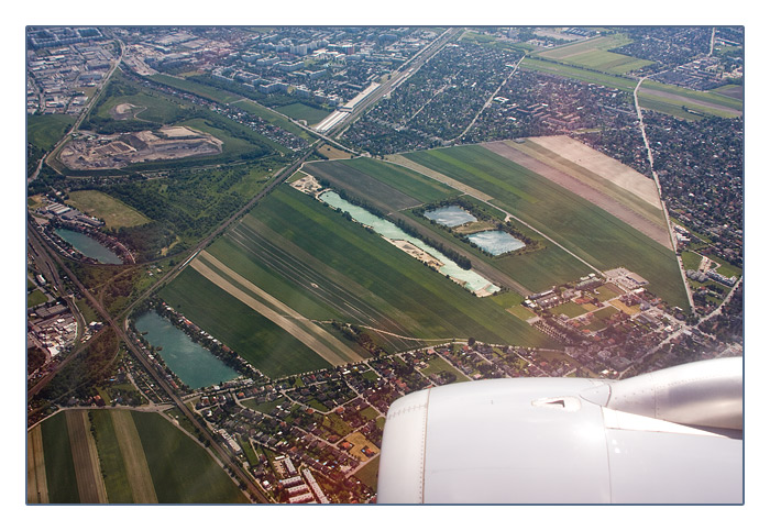 Landeanflug auf Wien