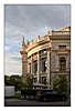 Burgtheater Wien, unterwegs mit einem Fiaker