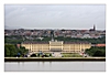 Blick von der Gloriette auf das Schloss Schönbrunn, Wien