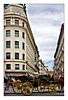 Blick von der Albertina auf die Maysedergasse mit Fiaker, Wien